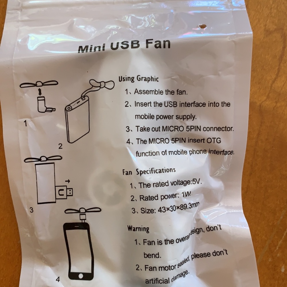 Fan for phone keep cool anyplace new cowboy - Picture 2 of 2